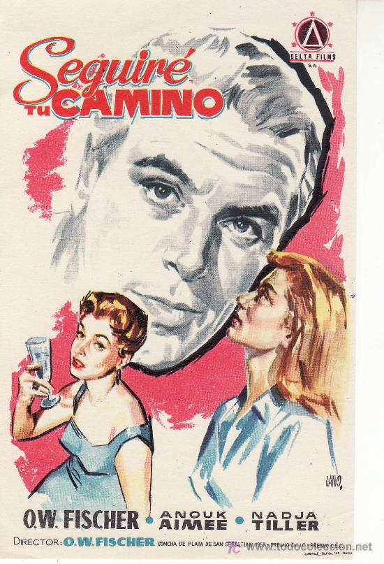 Flyers Publicitaires de Films Anciens: SEGUIRE TU CAMINO. PROGRAMA DE MANO &iexcl;COLECCIONALOS!