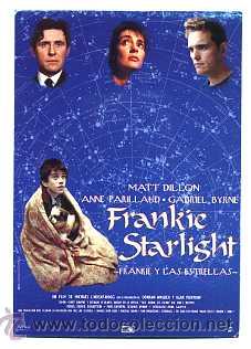  Foglietti di film di film antichi di cinema: FRANKIE STARLIGHT, con Matt Dillon. POSTAL-PROGRAMA.