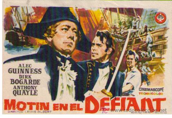  Flyers Publicitaires de films Anciens: Mot&iacute;n en el Defiant. Sencillo de As Films.