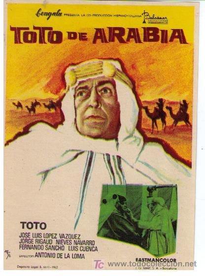 Cine: Tot&oacute; de Arabia. Sencillo de Bengala. &iexcl;IMPECABLE! - Foto 1