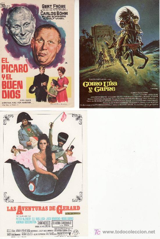 Cine: LOTE DE 3 PROGRAMAS DE CINE- &iexcl;COLECCIONALOS! - VEA MAS EN RASTRILLOPORTOBELLO - Foto 1