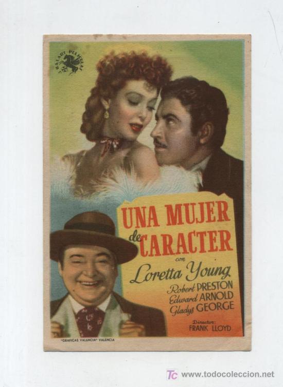 Cine: Una mujer de caracter. Sencillo de J. Balart. - Foto 1