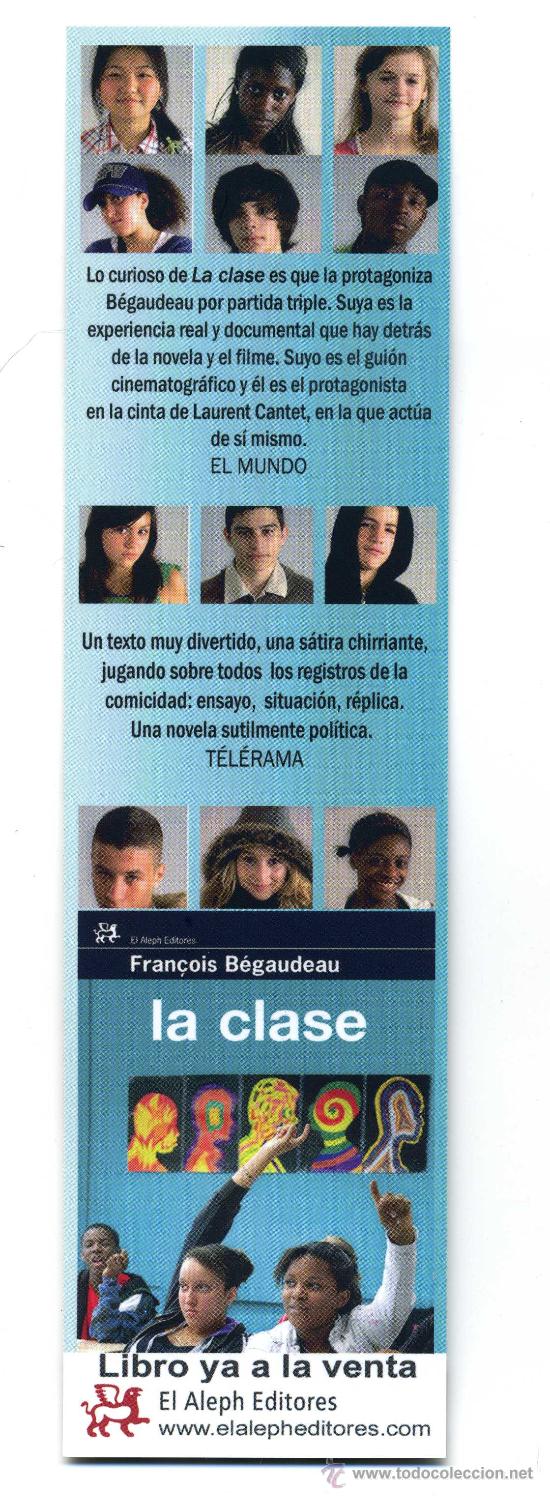 Cine: LA CLASE. MARCAPAGINAS. - Foto 2