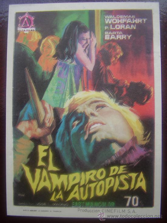 Cinema: EL VAMPIRO DE LA AUTOPISTA