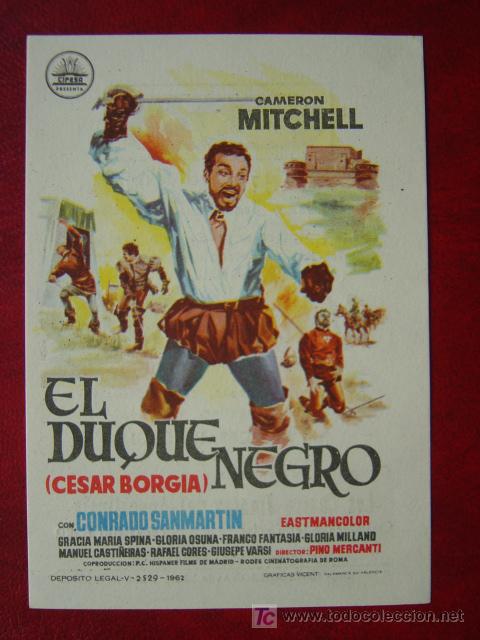 Cine: EL DUQUE NEGRO, CESAR BORGIA - Foto 1