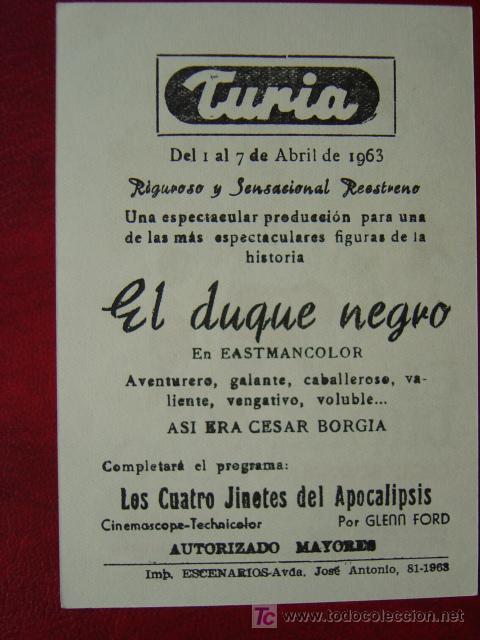 Cine: EL DUQUE NEGRO, CESAR BORGIA - Foto 2
