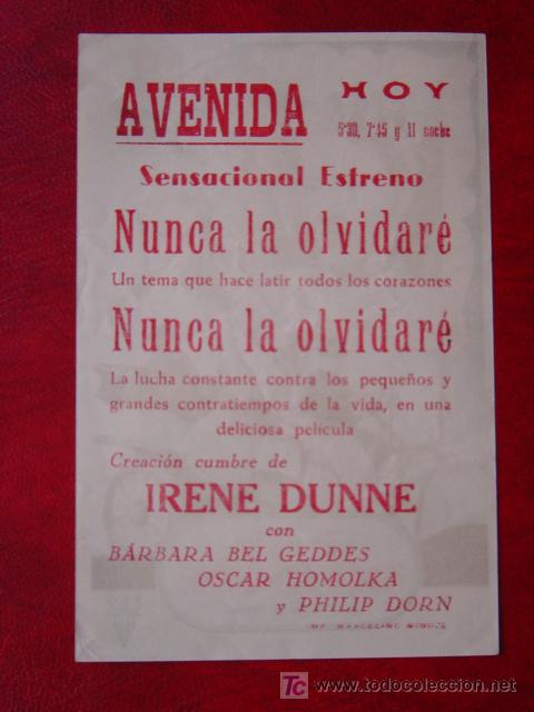 Cine: NUNCA LA OLVIDARE - Foto 2