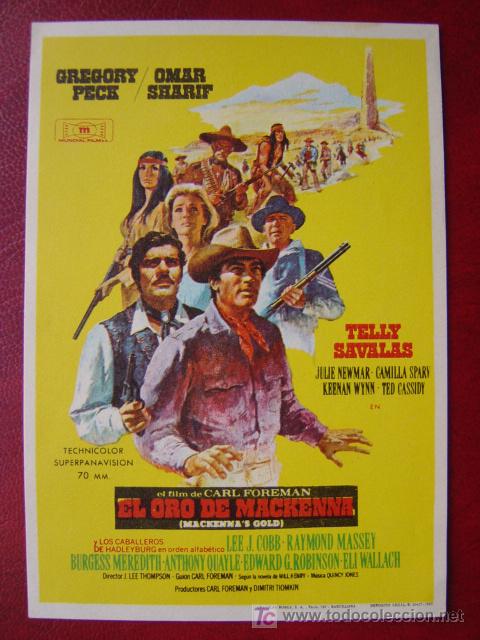 Cine: EL ORO DE MACKENNA, GREGORY PECK, OMAR SHARIFF - Foto 1