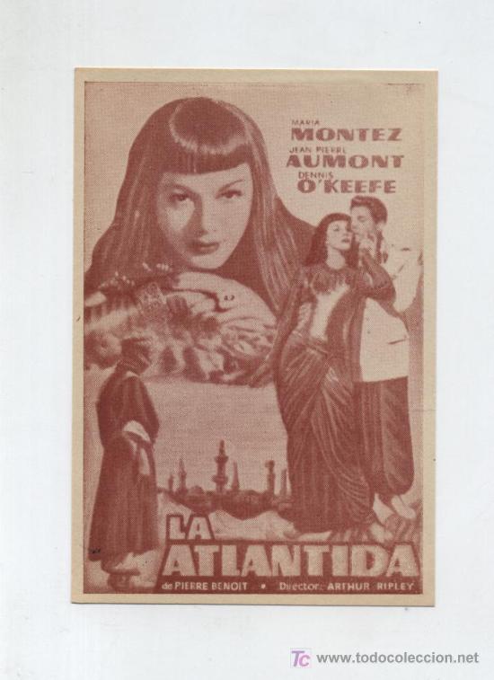 Cine: La Atl&aacute;ntida. programa sencillo a un solo color. - Foto 1