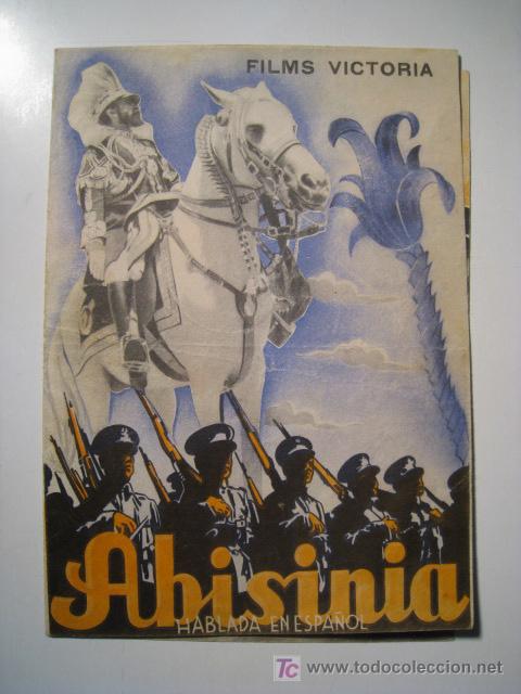 Cine: ABISINIA (CINE IDELA. GIRONELLA) PROGRAMA DOBLE - Foto 1