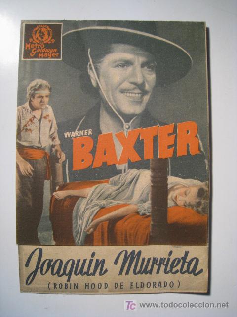 Cine: JOAQUIN MURRIETA. PROGRAMA DOBLE - Foto 1