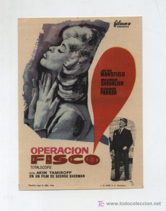 Cine: Operaci&oacute;n fisco. Sencillo de Filmax. - Foto 1