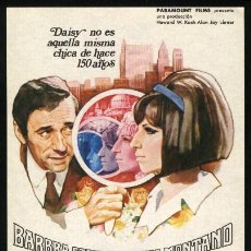 Cine: Q-00944- VUELVE A MI LADO (ON A CLEAR DAY YOU CAN SEE FOREVER) BARBRA STREISAND - JACK NICHOLSON