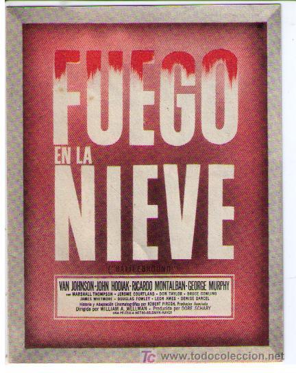 Cine: Fuego en la nieve. Doble de MGM. - Foto 1