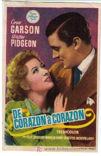 Cine: De coraz&oacute;n a coraz&oacute;n. Sencillo  de MGM. - Foto 1