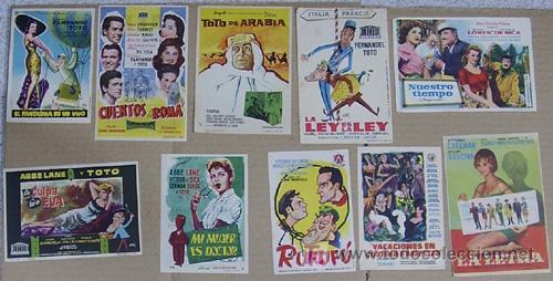 Cine: IG18 TOTO COLECCION 10 PROGRAMAS ORIGINALES ESPA&Ntilde;OLES - Foto 1