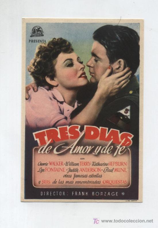 Cine: Tres d&iacute;as de Amor y de f&eacute;. Programa sencillo.  &iexcl;IMPECABLE! - Foto 1