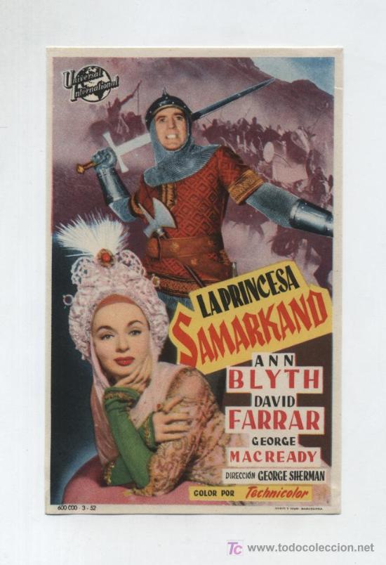 Cine: La princesa Samarkand. Sencillo de Universal International - Foto 1