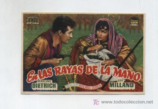 Cine: En las rayas de la mano.Sencillo de Paramount - Foto 1