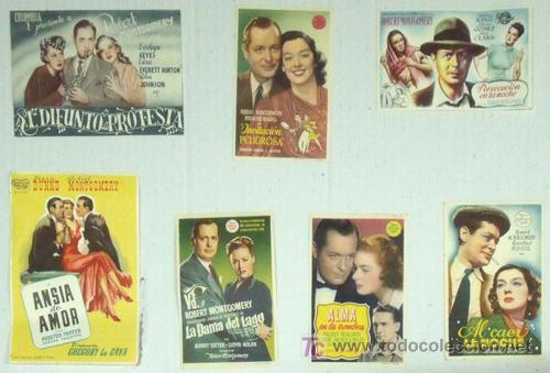 Cine: IN56 ROBERT MONTGOMERY COLECCION 7 PROGRAMAS ORIGINALES ESPA&Ntilde;OLES - Foto 1