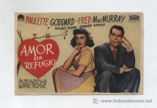 Cine: Amor sin refugio.Sencillo de Paramount. - Foto 1
