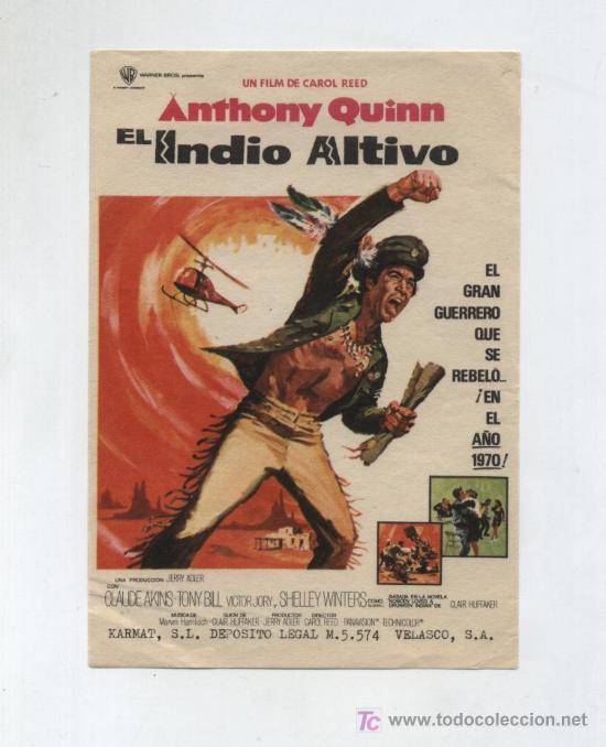 Cine: El Indio altivo. Sencillo de WB. - Foto 1