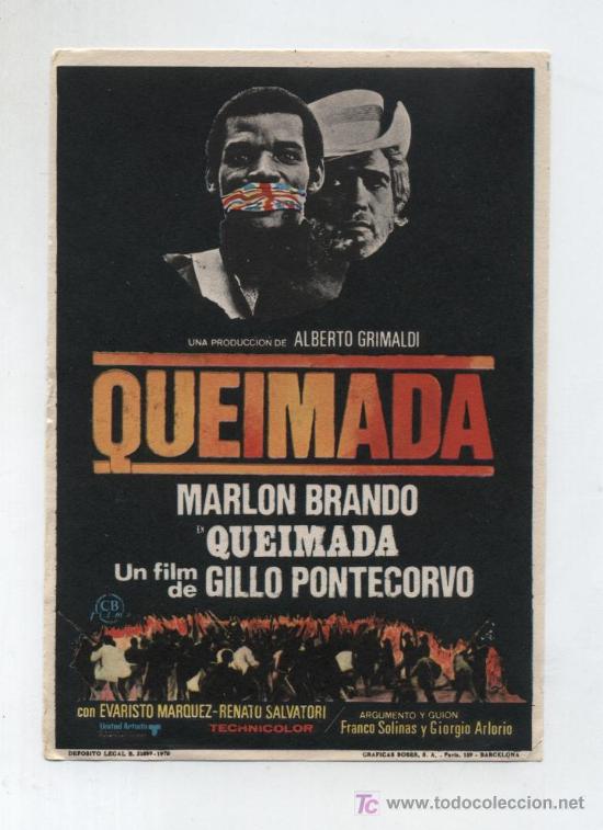 Cine: Queimada.Sencillo de united Artists - Foto 1