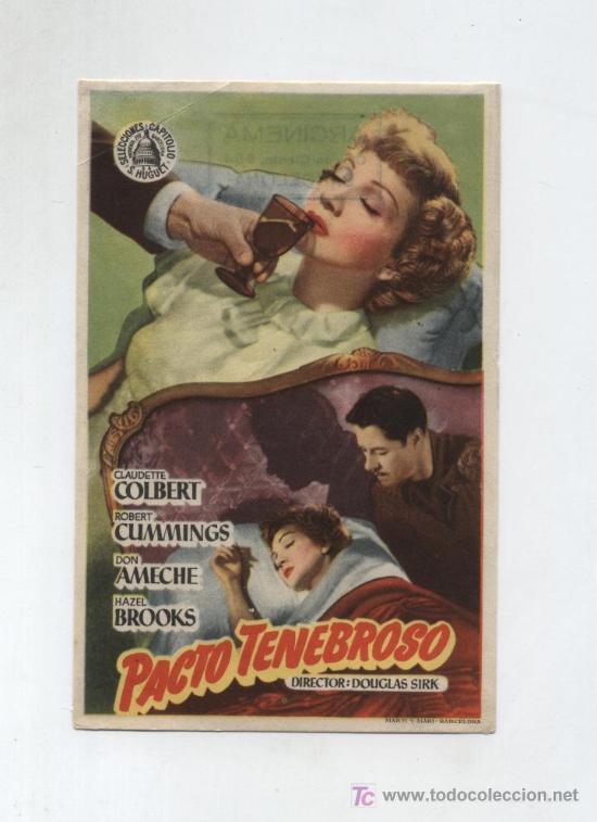 Cine: Pacto tenebroso. Sencillo de Capitolio. - Foto 1