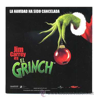 Cine: EL GRINCH, con Jim Carrey. - Foto 1