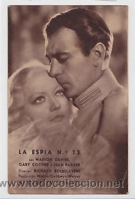 Cine: LA ESP&Iacute;A N&Uacute;MERO 13, GARY COOPER - Foto 1