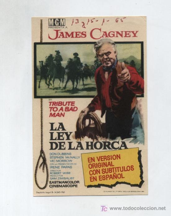 Cine: La ley de la Horca. Sencillo de MGM - Foto 1