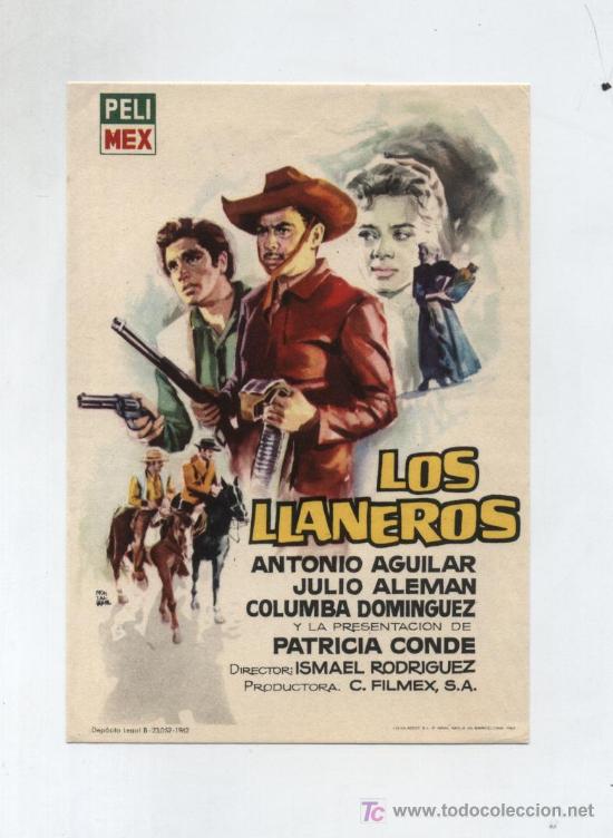 Cine: Los Llaneros. Sencillo de Pelimex.  &iexcl;IMPECABLE! - Foto 1