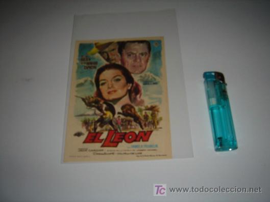 Cine: folleto de mano de la pelicula el leon - Foto 1