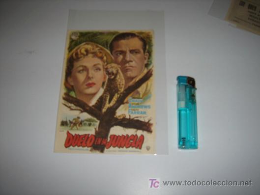 Cine: folleto de mano de la pelicula duelo en la jungla - Foto 1