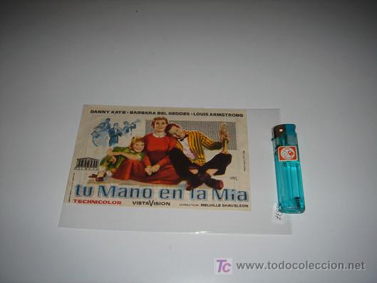 Kino: folleto de mano de la pelicula tu mano en la mia