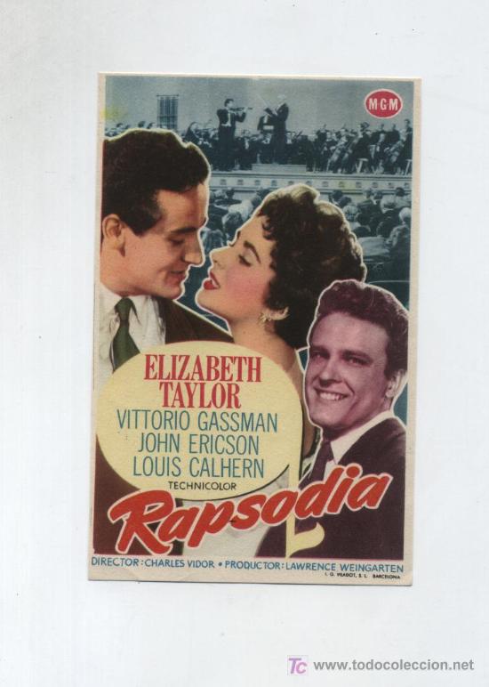 Cine: Rapsodia.Sencillo de MGM. - Foto 1