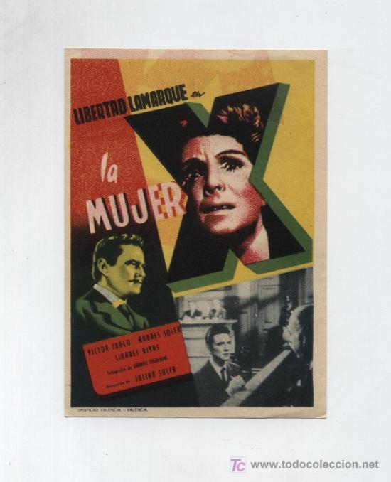 Cine: La mujer X. Programa sencillo. - Foto 1