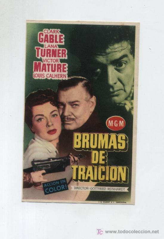 Cine: Brumas de traici&oacute;n. Sencillo de MGM. - Foto 1