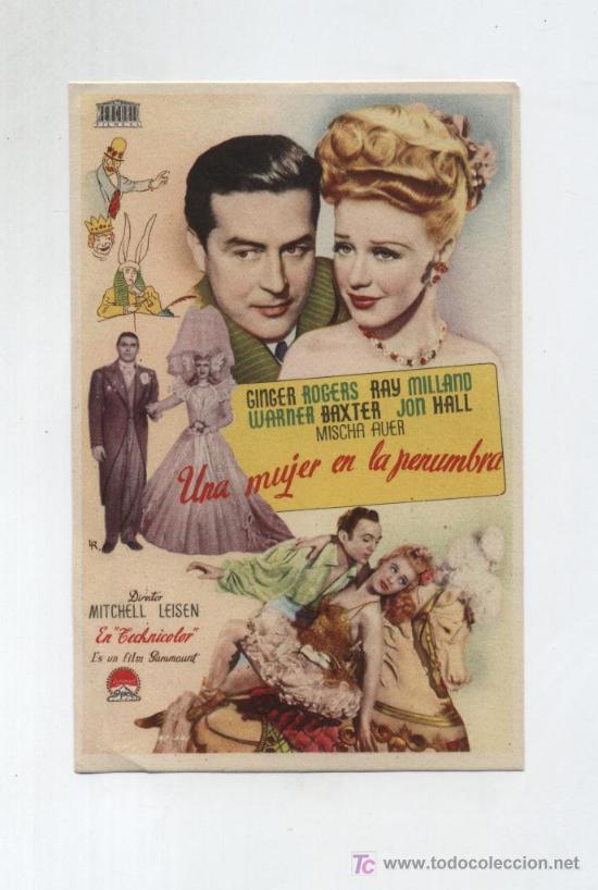 Cine: Una mujer en la penumbra.Sencillo de Paramount. - Foto 1