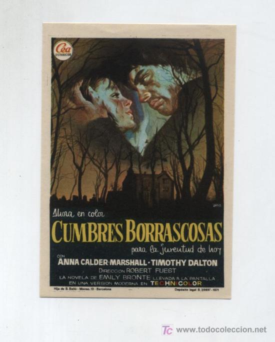Cine: Cumbres borascosas. Sencillo de Cea. - Foto 1