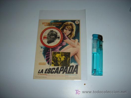 Cine: folleto de mano de la pelicula la escapada - Foto 1