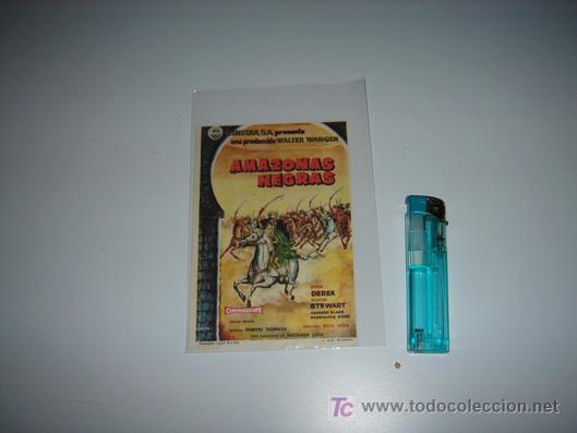 Cine: folleto de mano de la pelicula amazonas negras - Foto 1