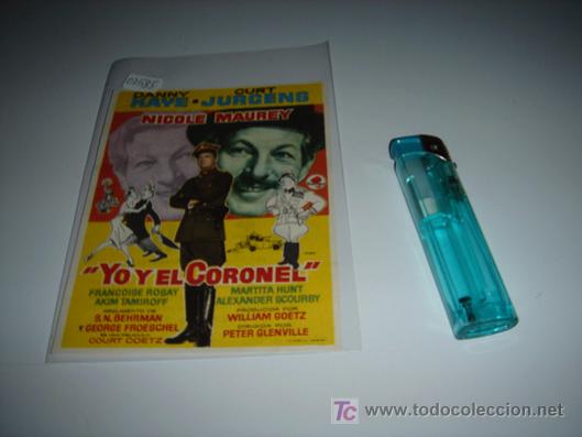 Cine: folleto de mano de la pelicula yo y el coronel - Foto 1