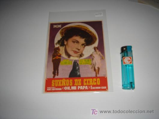 Cine: folleto de mano de la pelicula sue&ntilde;os de circo - Foto 1