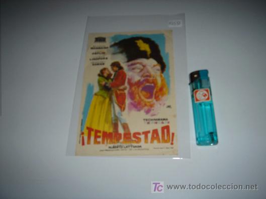 Cine: folleto de mano de la pelicula tempestad - Foto 1