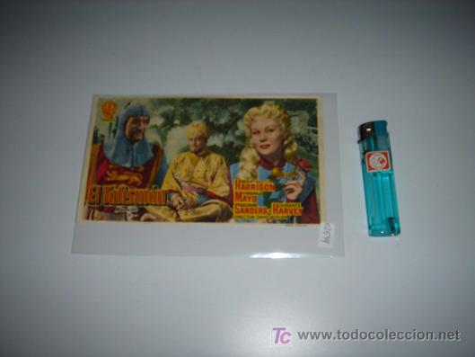 Cine: folleto de mano de la pelicula el talisman