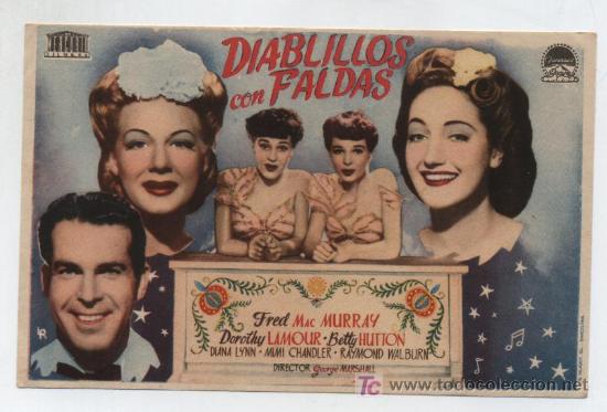 Cine: Diablillos con faldas.Sencillo de Paramount. - Foto 1