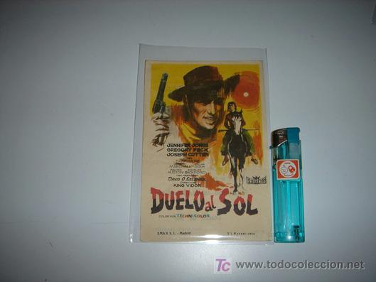 Cine: folleto de mano de la pelicula duelo al sol - Foto 1