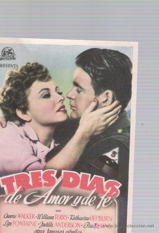 Cine: Tres d&iacute;as de Amor y de f&eacute;. Sencillo de E.Escriv&aacute;. - Foto 1