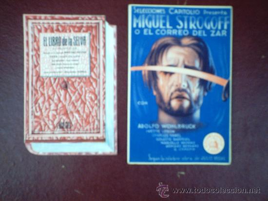 Cine: DOS BONITOS PROGRAMAS DE CINE: MIGUEL STROGOFF Y LIBRO DE LA SELVA.